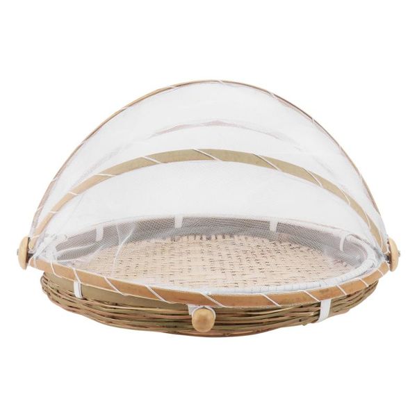 

storage baskets 1pc multi-function dustpan bamboo basket woven crafts sieve