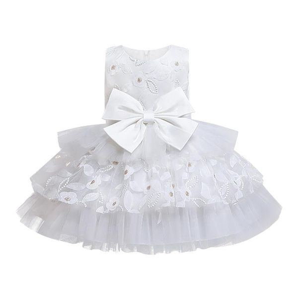 

girl's dresses 2021 christmas dress baby girl 0-3 years white princess for birthday party toddler clothes lace, Red;yellow