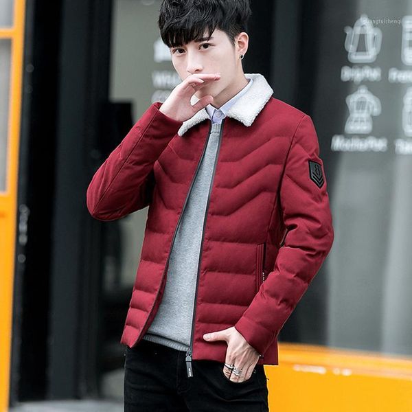 

winter jacket, men's medium-length cotton jacke down jacket & parkas, Black