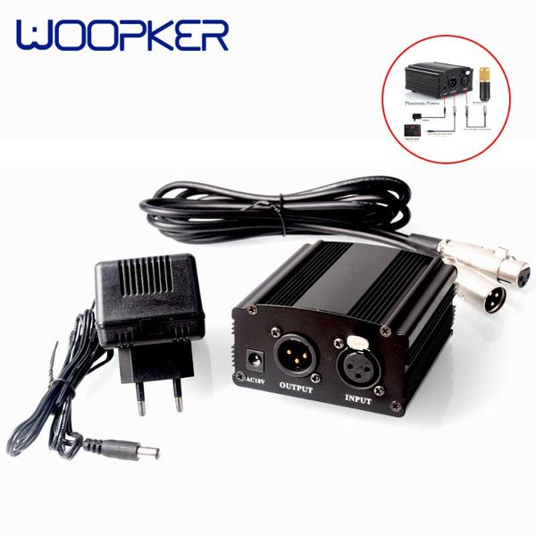 

48v phantom power for bm 800 condenser microphone studio recording karaoke supply equipment eu plug audio adapter dc power
