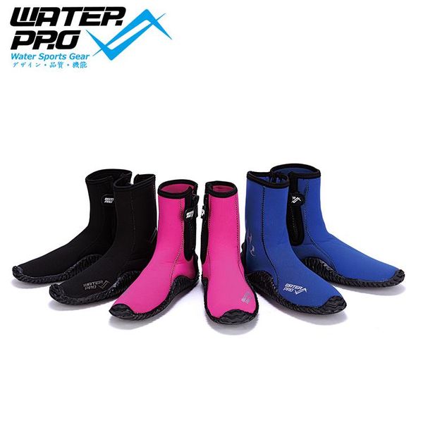 

water pro 5mm dive boots ykk zip rubber boots