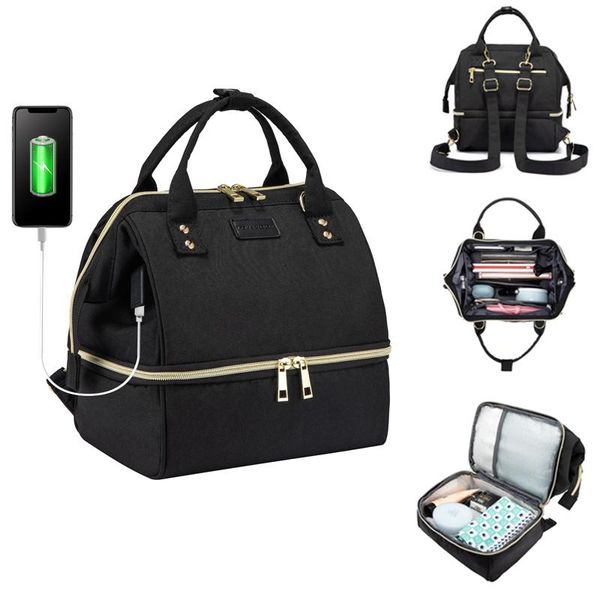 

backpack lovevook women bag multifunctional 2021 canvas waterproof leakproof anti-thieft for lunch school work travel