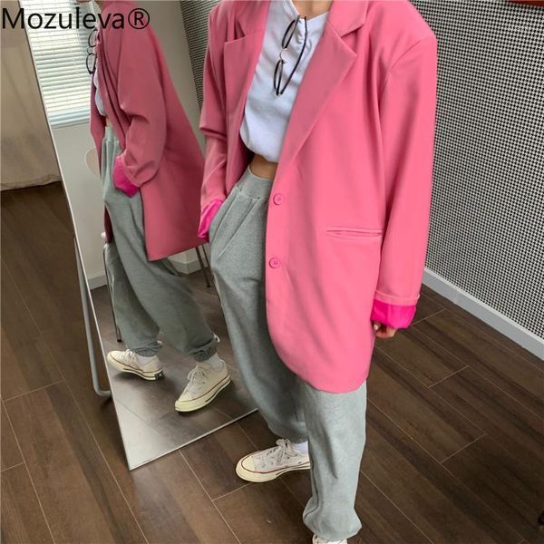 

women's suits & blazers women's 2022 chic loose light blazer spring summer single buttons female oversized suit jacket full slee, White;black