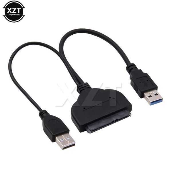 

computer cables & connectors est usb3.0 to sata high speed adapter cable 22 pin for 2.5 inch hdd/ssd hard disk lapwith extra power