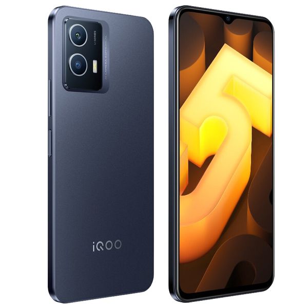 Original Vivo IQOO U5 5G Mobiltelefon 8 GB RAM 128 GB ROM Octa Core Snapdragon 695 Android 6,58 Zoll 120 Hz LCD-Bildschirm 50 MP 5000 mAh Fingerabdruck-ID Face Wake Smart Mobiltelefon