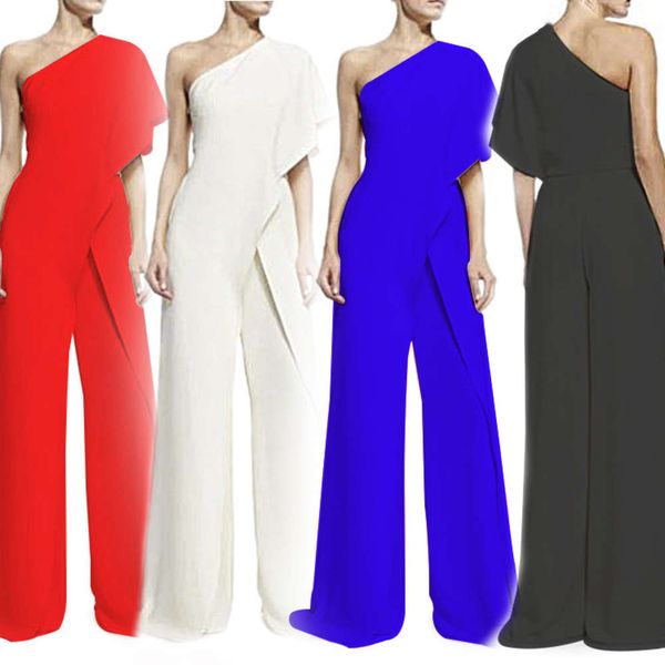 

women's summer casual jumpsuit, Black;white