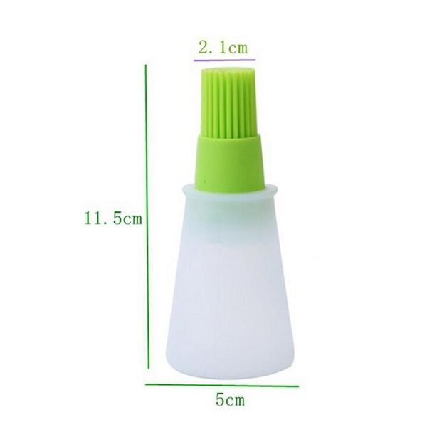 

sile barbecue oil bottle brush heat resisting sile bbq cleaning basting oil brush useful and conveni jllbet xmh_home