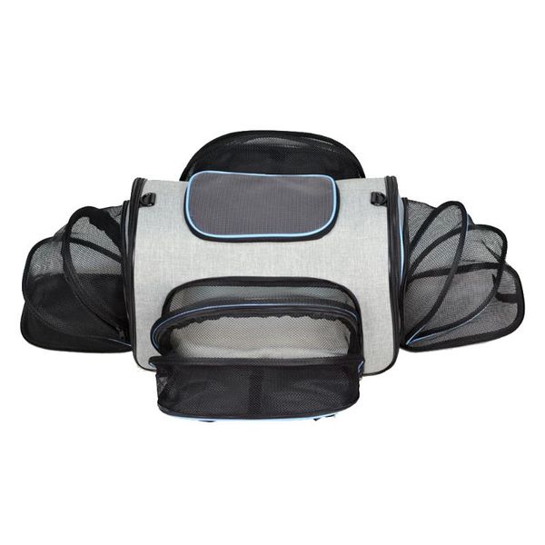

dog car seat covers pet carriers four sides expanded travel bag expandable cat puppy slings tote for small animals