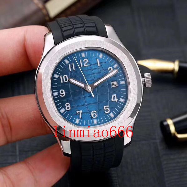 

2021 high-quality men's luxury chronograph waterproof calendar watch, rubber strap, 8 models, Slivery;brown