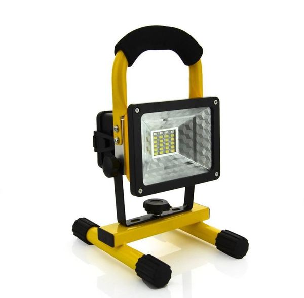 

rechargeable led flood light 24 led floodlight waterproof 220v/110v spotlight outdoor emergency work lighting with charger