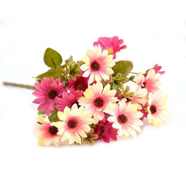 

decorative flowers & wreaths 18 heads artificial daisy flower floral plant for wedding living room fake bouquet simulation1