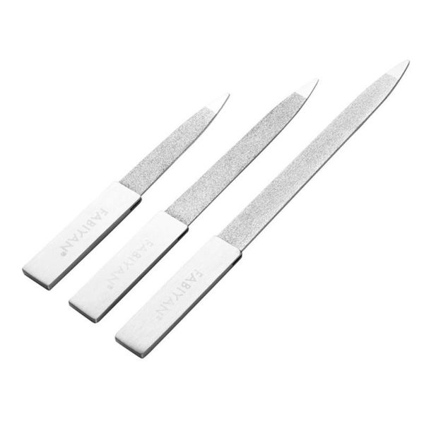 

nail art kits stainless steel file cuticle pusher remover double sides scrub buffer lightweight compact easy to put in a cosmetic bag