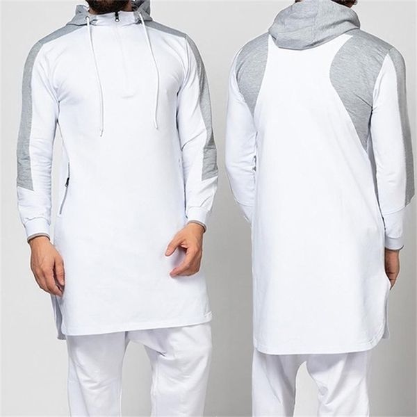 

fashion hoodie men sweatshirt oversize male spring summer lounge wear pullover oversized harajuku long 220307, Black