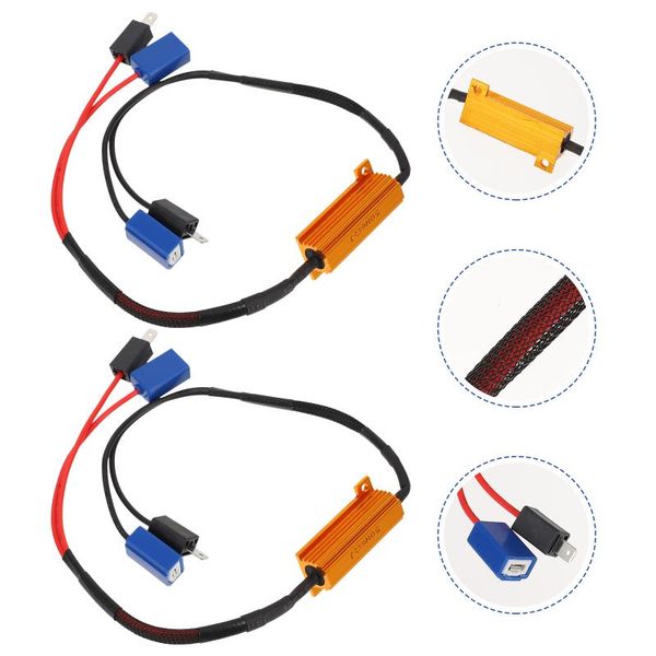 

other lighting system 1 pair h1/h3 led decodes car anti-flashing decoders for turn signal fog lamp