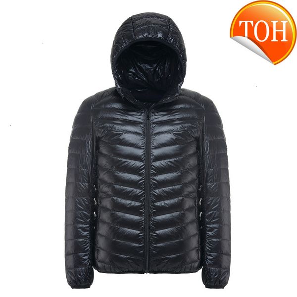 

down men's jackets ultra light jacket winter coat overcoat s clothing coats casaco masculino inverno kj320, Black