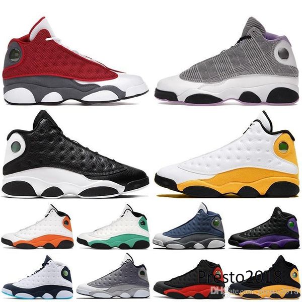 

wholesale 13 13s men basketball shoes cool grey 12 houndstooth red flint black court purple obsidian reverse he got game hyper royal women s