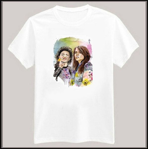 

men's t-shirts broad city yas queen kween t shirt 100% cotton s-xl white vintage graphic tee, White;black