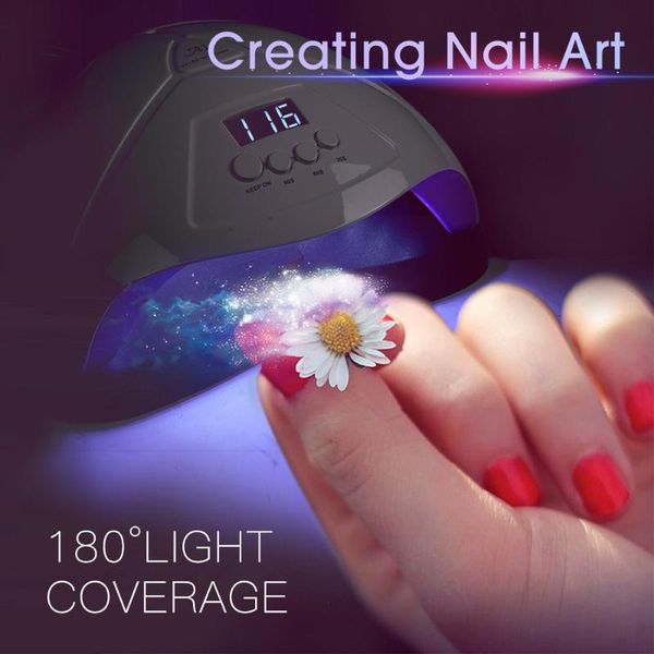 

nail dryers led lamp dryer 72w uv gel curing art machine us light polish varnish sensor manicure tools