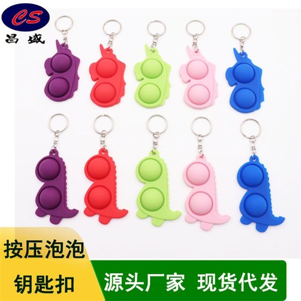 

rat killing pioneer children's puzzle pressing finger bubble music silicone decompression keychain toys