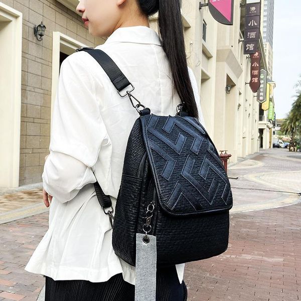 

2021 pu fashionback women pack shoulder bag handbag