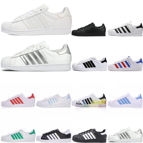 

running shoes mens womens superstar sneakers white black red blue yellow silver green outdoor waling trainers casual