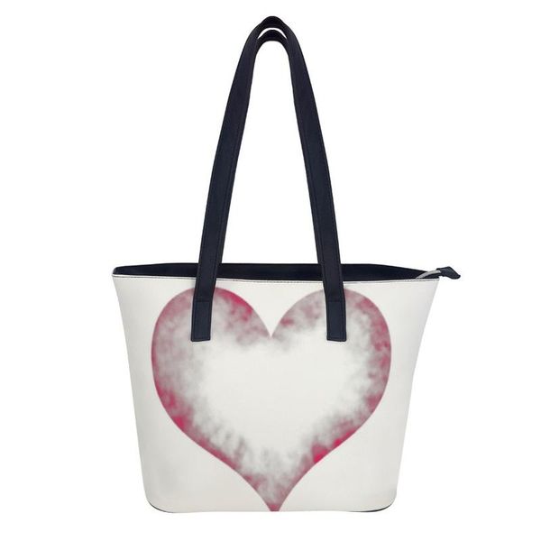 

evening bags heart shoulder bag pocket stylish handbag office girl gifts leather shopping