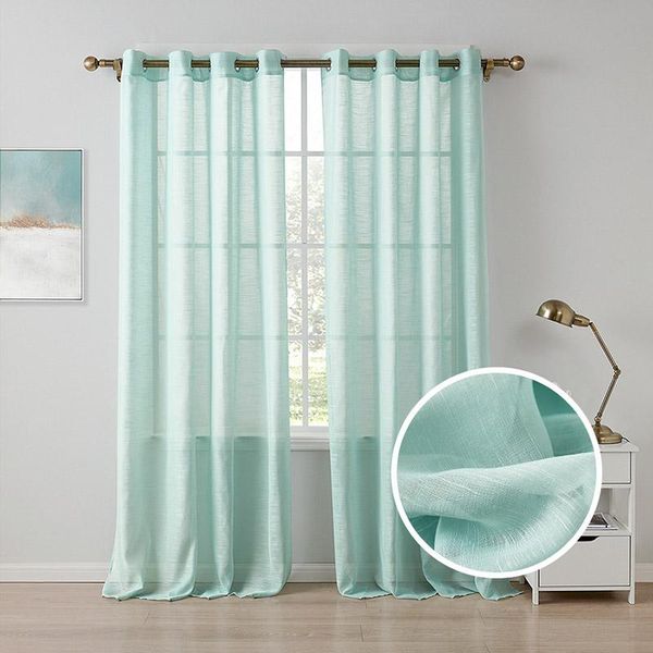 

curtain & drapes luxury plain sheer curtains for living room bedroom kitchen tulle white windows voile home decoration cortinas