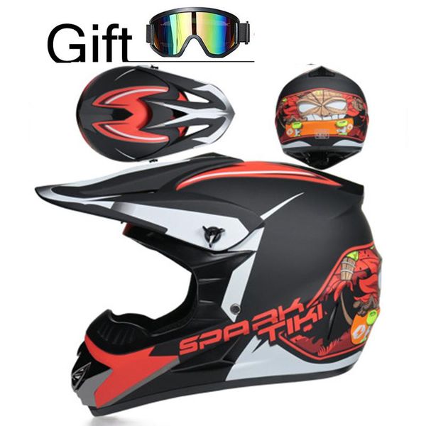 

motorcycle helmets sports protective motobike off road helmet full face racing dot approved children men women