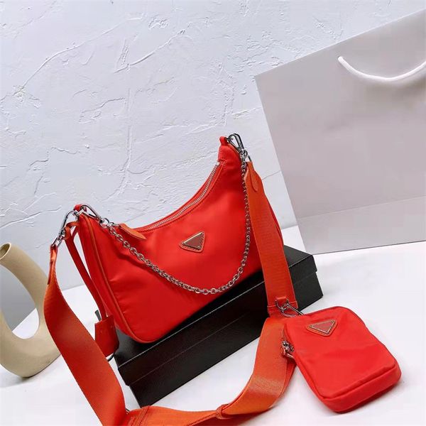 

new re-edition 2005 crossbody bag nylon luxurys designers bags 2 in 1 famous brand women's shoulder handbags wallet purse hobo backpak