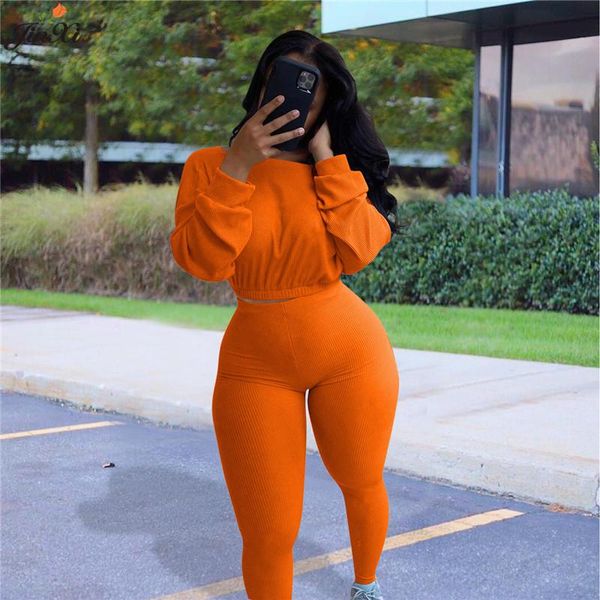 

women's two piece pants jinxi s-xxl chic set 2021 autumn/spring women 2-piece long full sleeve o-neck pencil solid casual, White