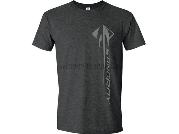 

men's t-shirts corvette c7 stingray black side t-shirt, White;black