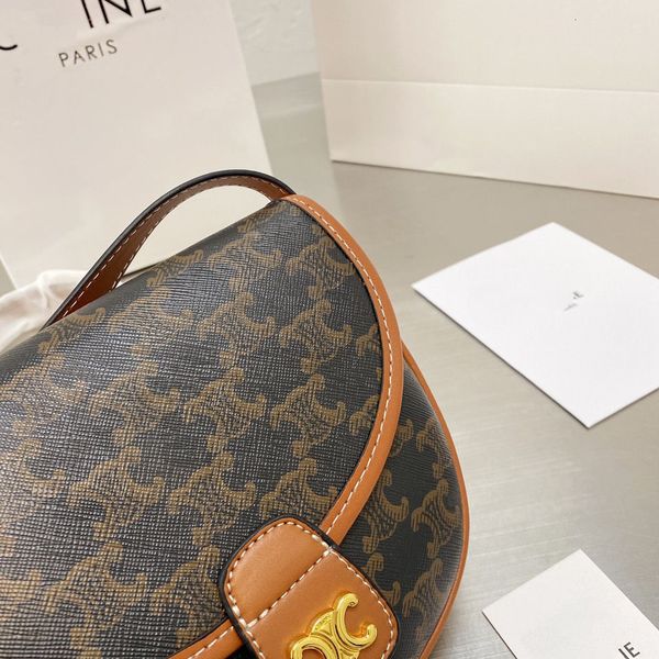 

and summer 2021 spring saijia retro saddle semi-circular one shoulder crossbody fashion women's bag
