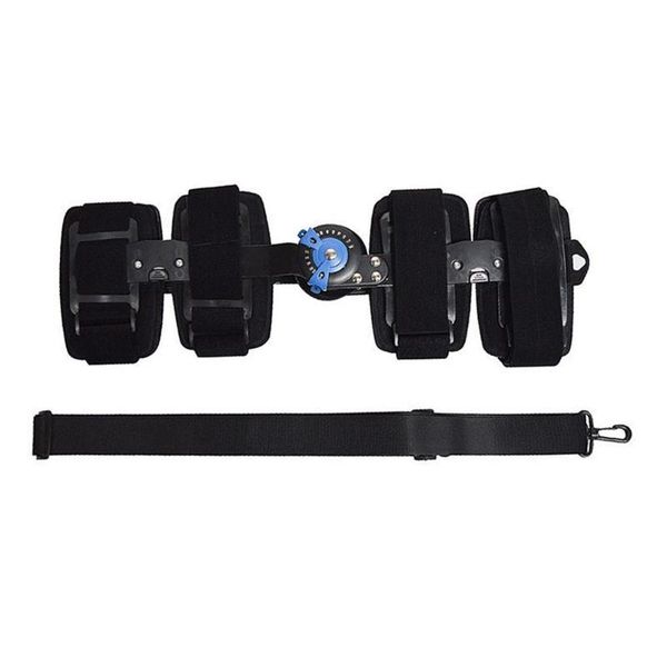 

elbow & knee pads adjustable joint fixator wrap around hinged brace support bracket, Black;gray