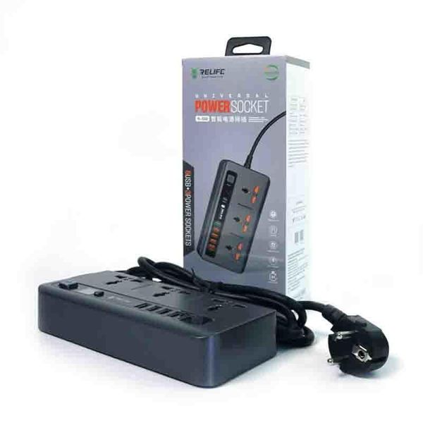 

professional hand tool sets relife rl-316d control socket qc3.0 fast charge 2500w 5 usb