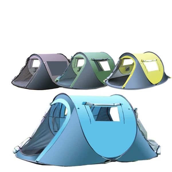 

tents and shelters outdoor automatic tent instant up camping portable travel beach anti uv shelter hiking picnic fits 2-3 persons