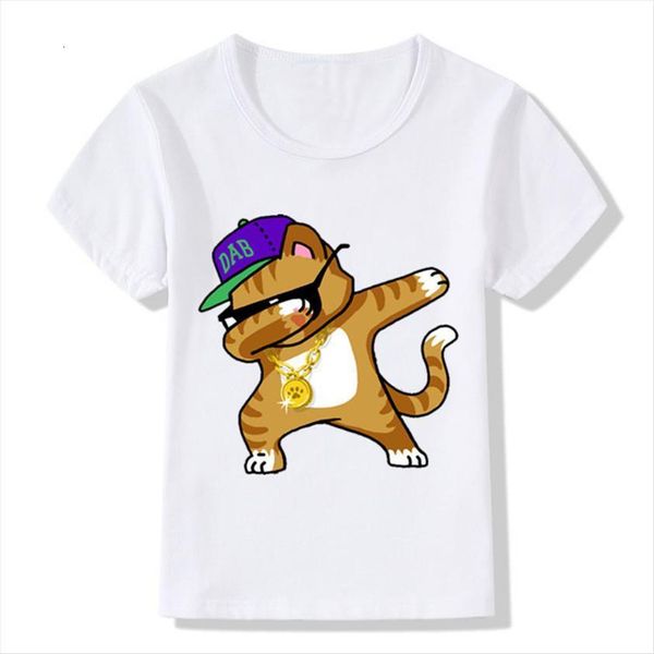 

dabbing unicorn cartoon funny boys t shirt kids rabbit cat panda dog summer baby girls clothes,hkp2081, Blue