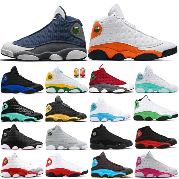 

13 13s mens basketball shoes red flint aurora green he got game playground reflective lucky green men shoes sneaker trainers size 5.5-13