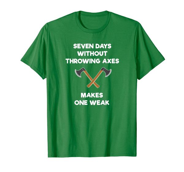 

Hatchet and Axe Throwing Funny Shirt - Weak, Mainly pictures