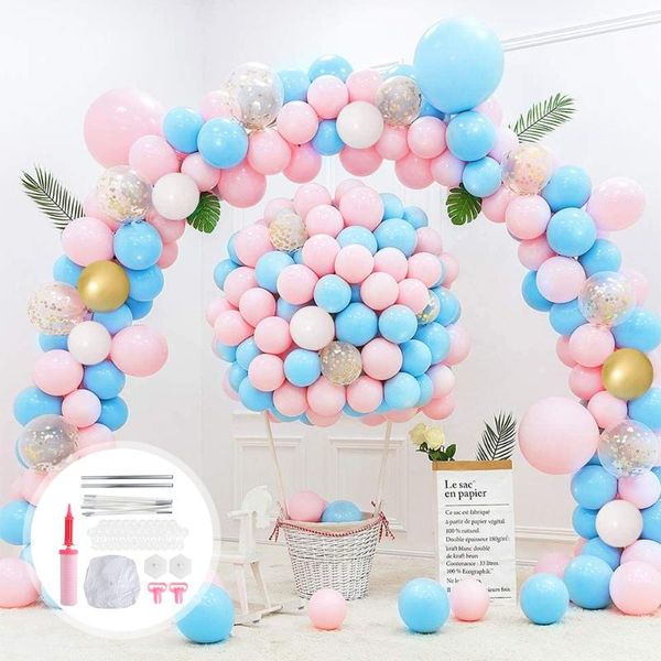 

1 set balloon arch kit for birthday party wedding graduation random color