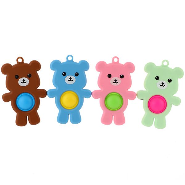 

fidget toy cartoon bear daily leisure toys simple dimple pressure venting decompression antistress children's