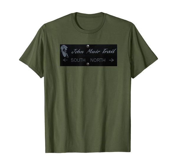 

muir trail sign. sierra nevada, White;black