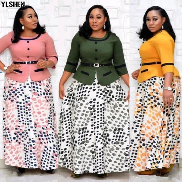 

ethnic clothing 2xl-6xl plus size christmas dress african dresses for women winter dashiki robe femme party maxi clothes, Red