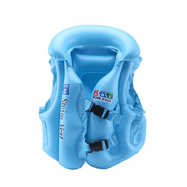 

life vest & buoy kids baby jackets inflatable swim pvc children assisted swimwear for water sport swimming pool accessories