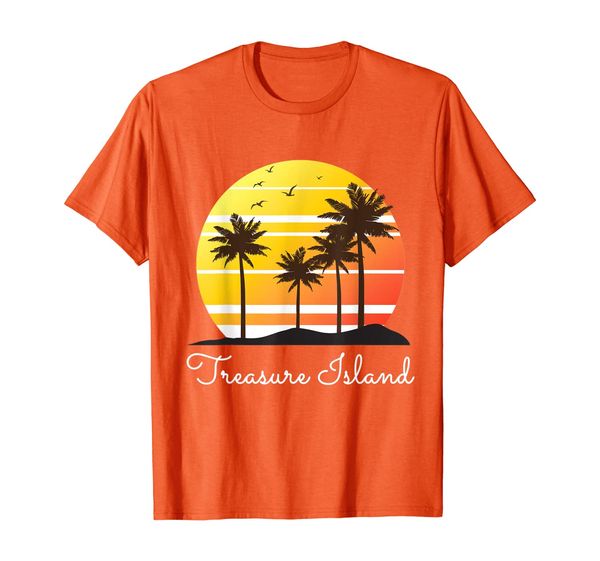 

treasure island florida family vacation beach group gift t-shirt, White;black