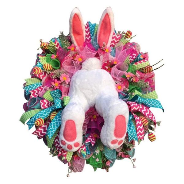 

easter wreath pendant christmas garland decoration home party decoration props