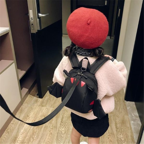 

backpack children school bags cute anti-lost children's bag nylon baby delivery