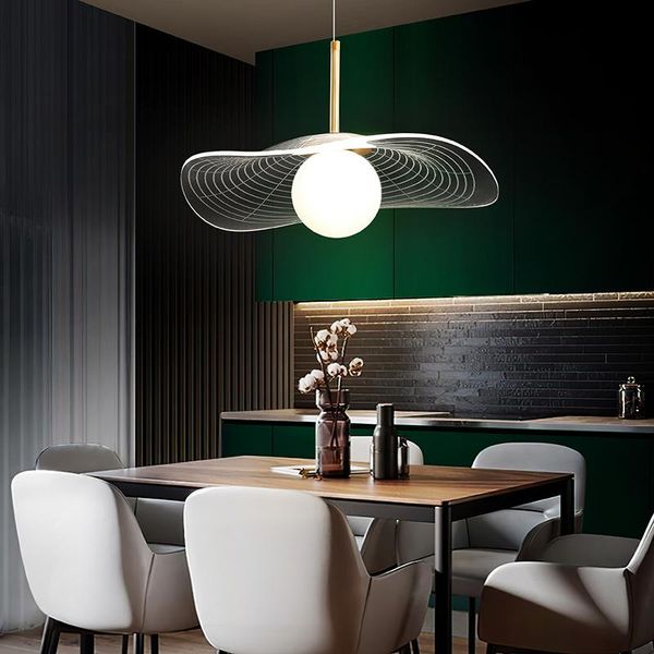 

chandeliers modern led chandelier for home indoor nordic restaurant bar coffee shop acrylic decorative