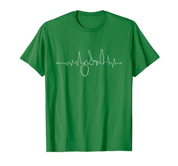 

brewing hops beer heartbeat hopbeat brew lovers hopsbeat tee, White;black