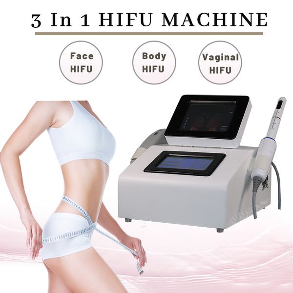 

3 in 1 beauty face lifting slimming hifu machine vaginal tighten anti-wrinkle cellulite reduction multifunction equipment