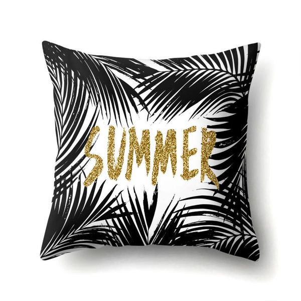 

cushion/decorative pillow cute cartoon black color print cushion cover polyester decorative for sofa seat soft throw case 45x45cm home decor